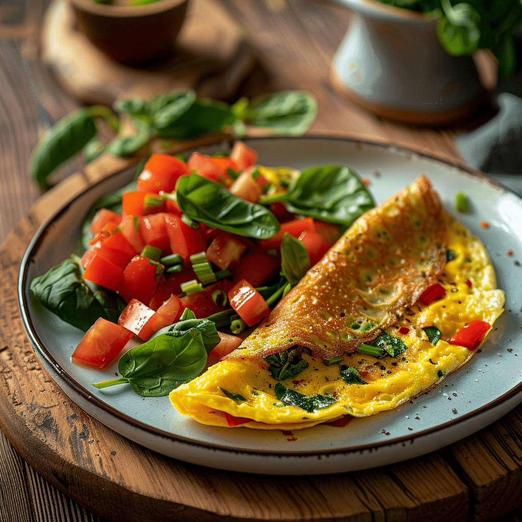 Vegetable Omelette Recipe