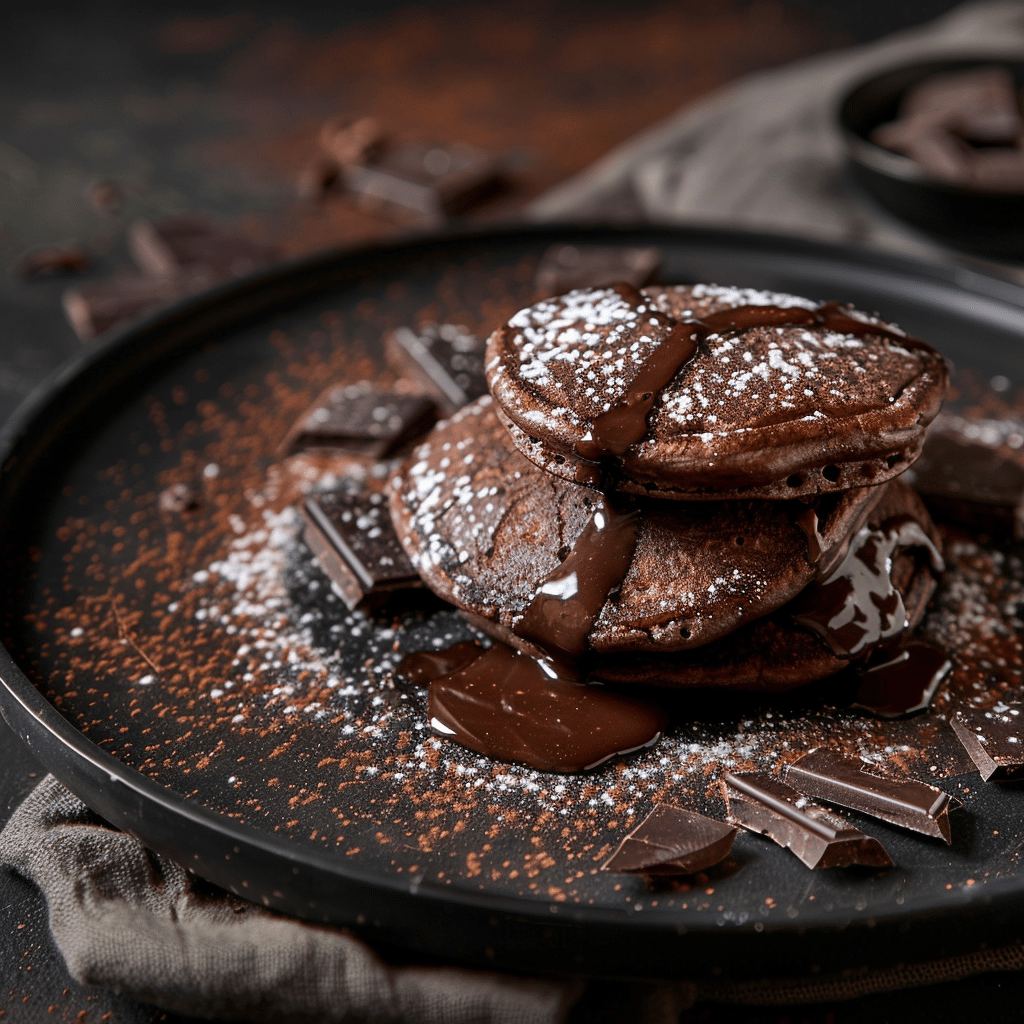 Chocolate Lava Pancakes Recipe - Recipe Image