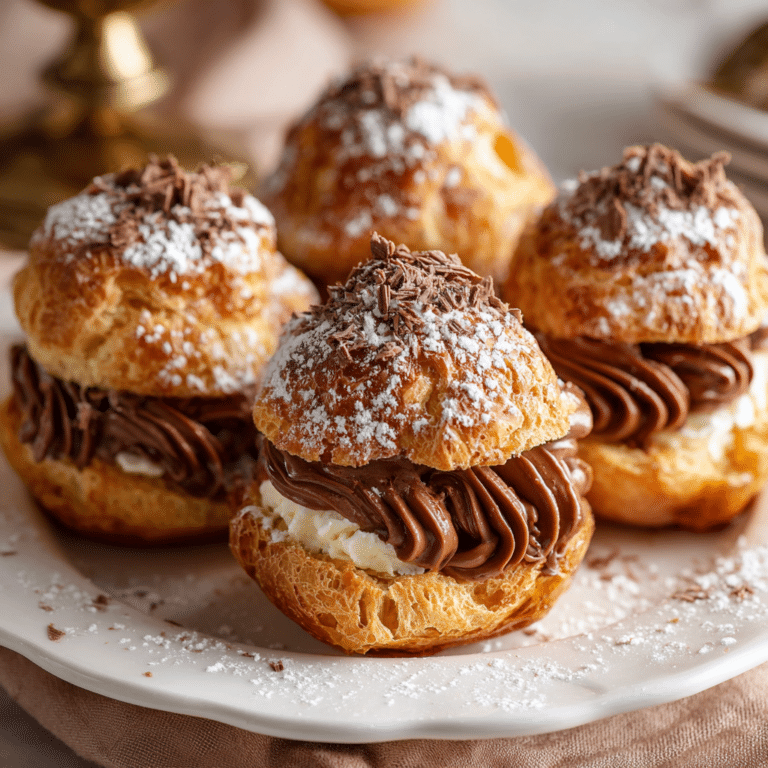 Nutella Cream Puffs Recipe