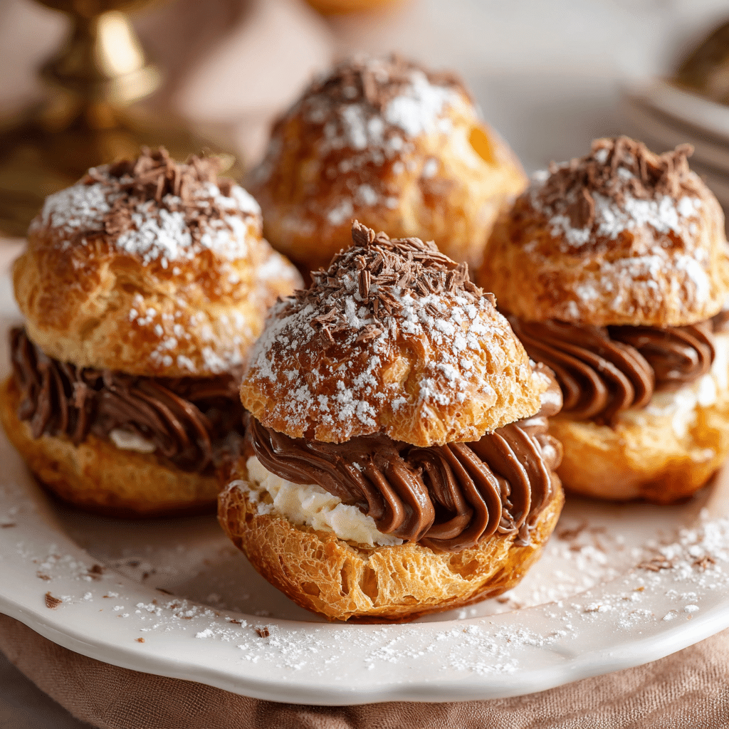 Nutella Cream Puffs Recipe