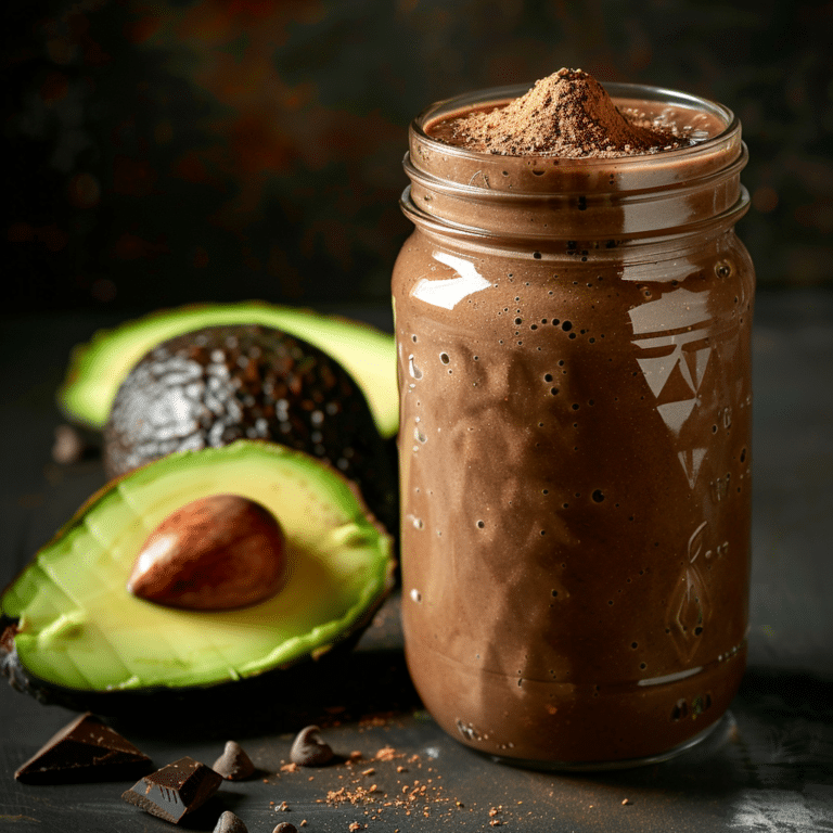 Avocado Chocolate Smoothie Recipe