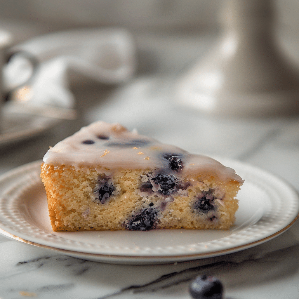 Lemon Blueberry Yogurt Cake Recipe