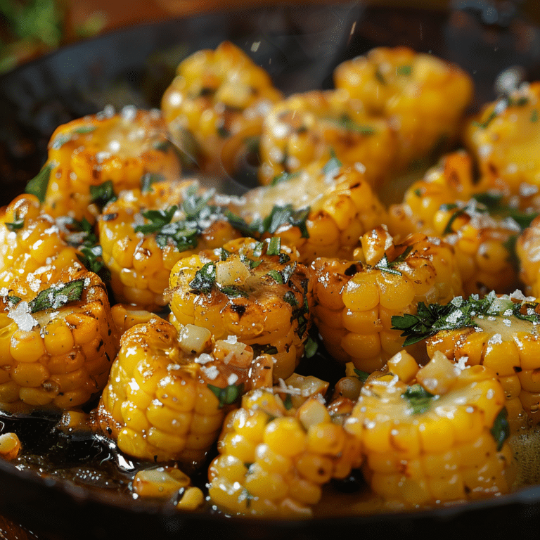 Garlic Butter Corn Bites Recipe