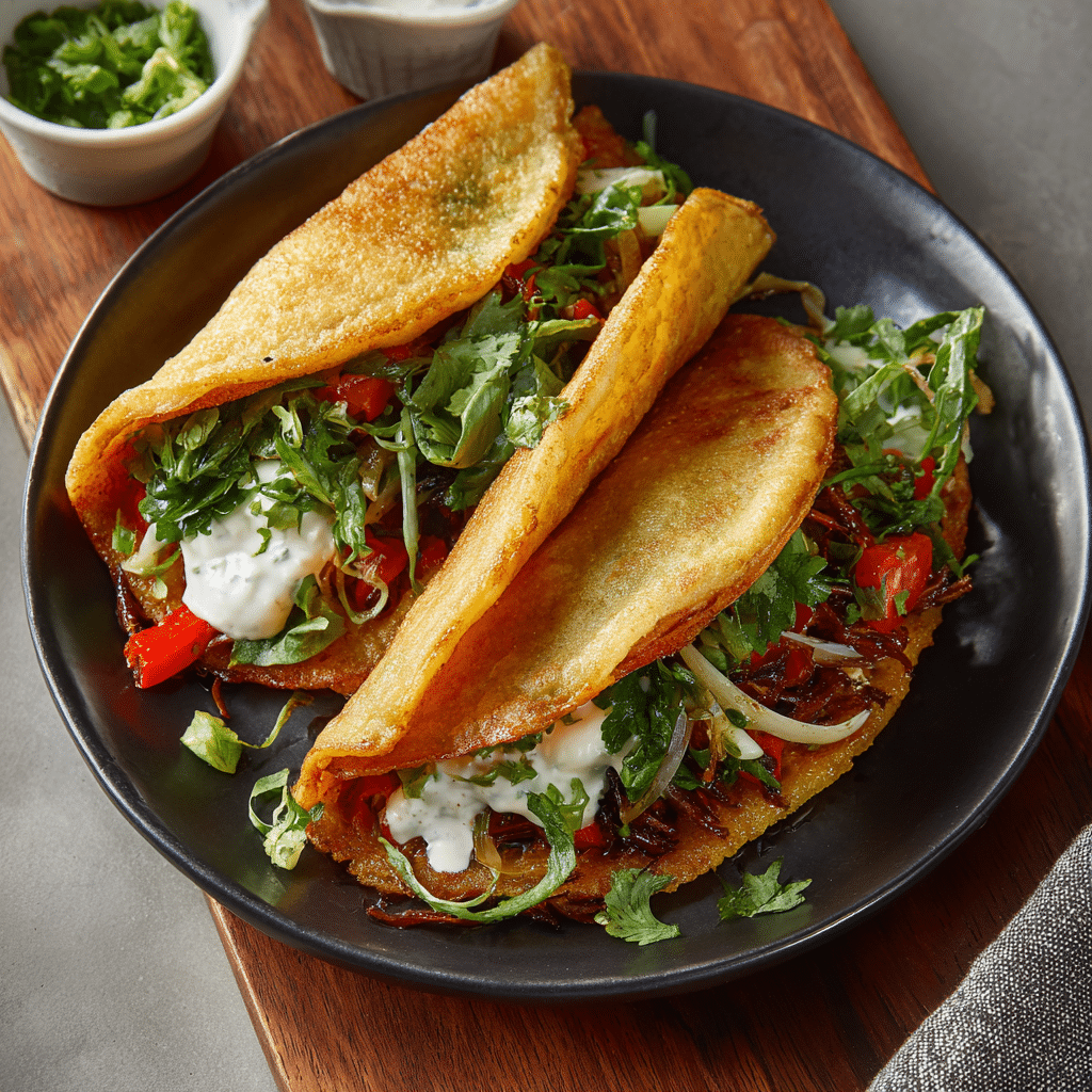 Savory Pancake Tacos Recipe