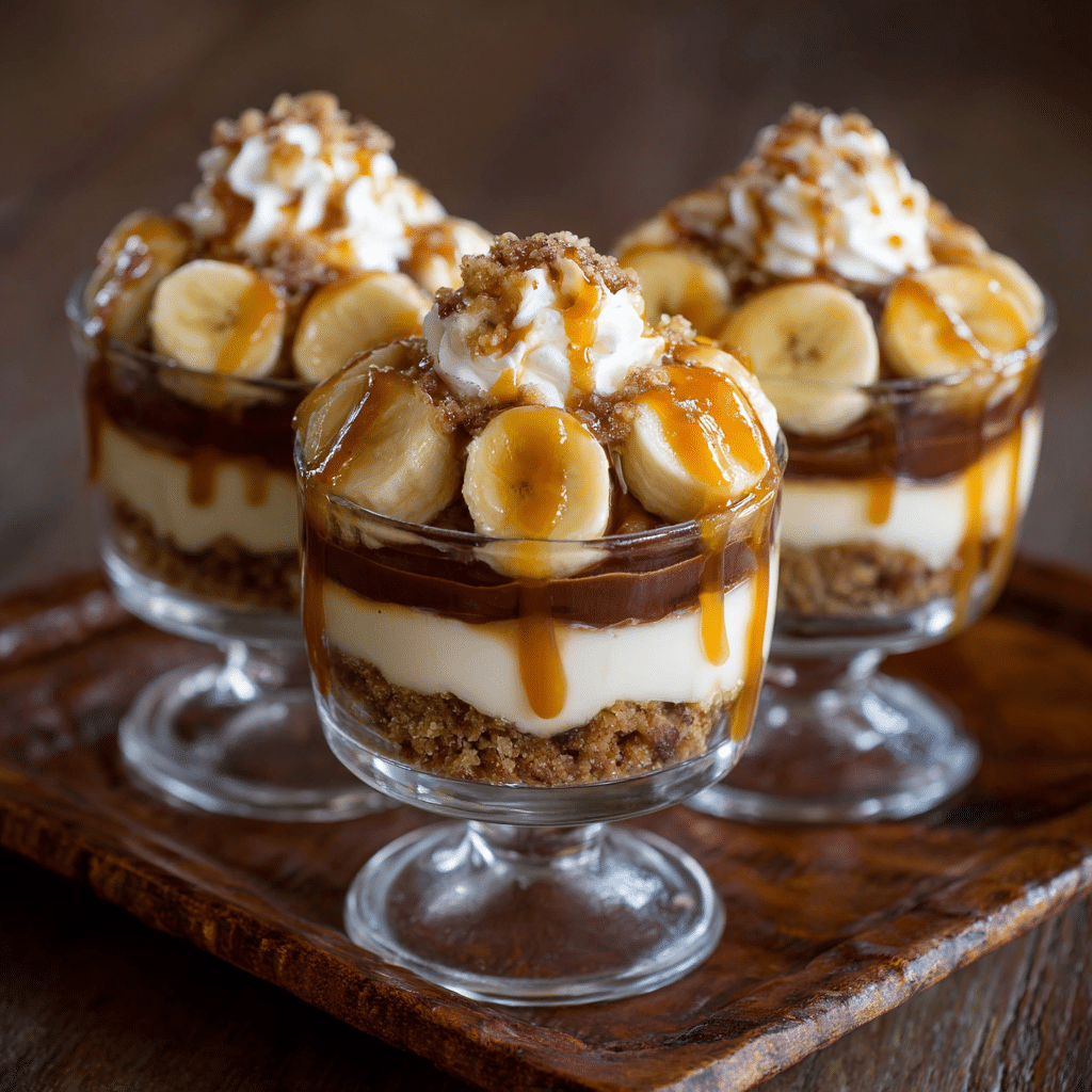 Caramel Banana Dessert Cups Recipe