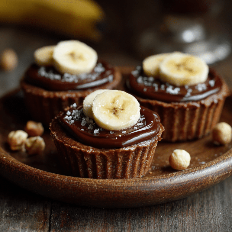 Chocolate Hazelnut Banana Cups Recipe
