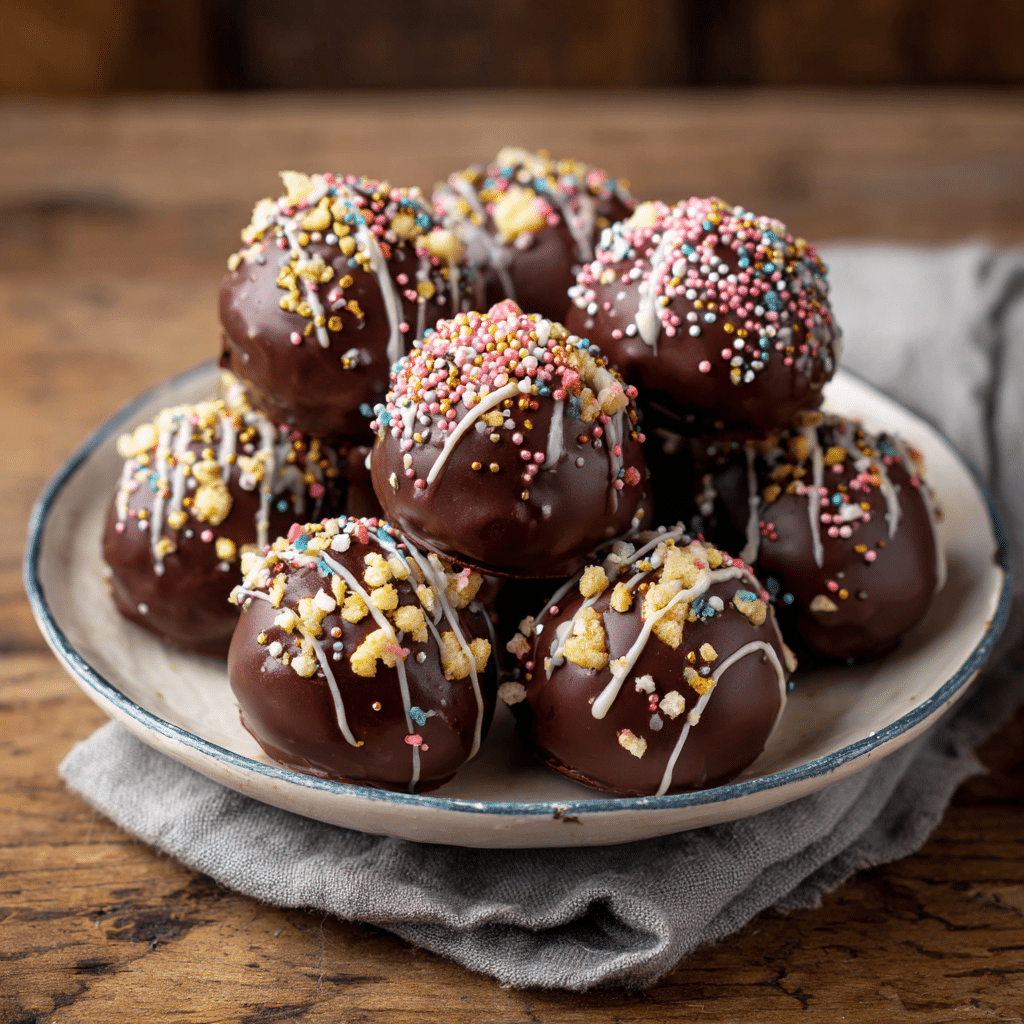 Chocolate Biscuit Balls Recipe