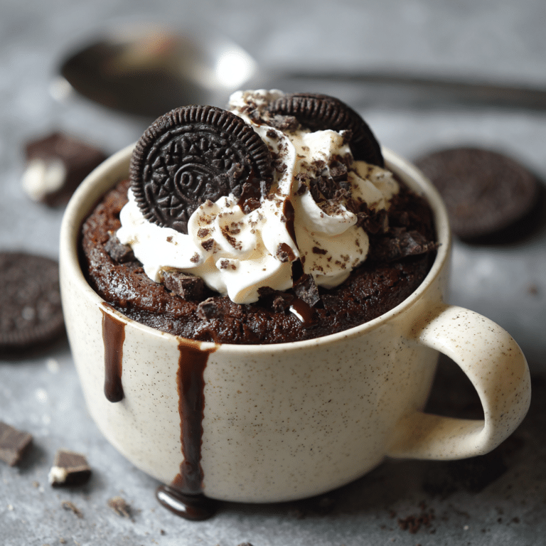 Oreo Mug Cake Recipe
