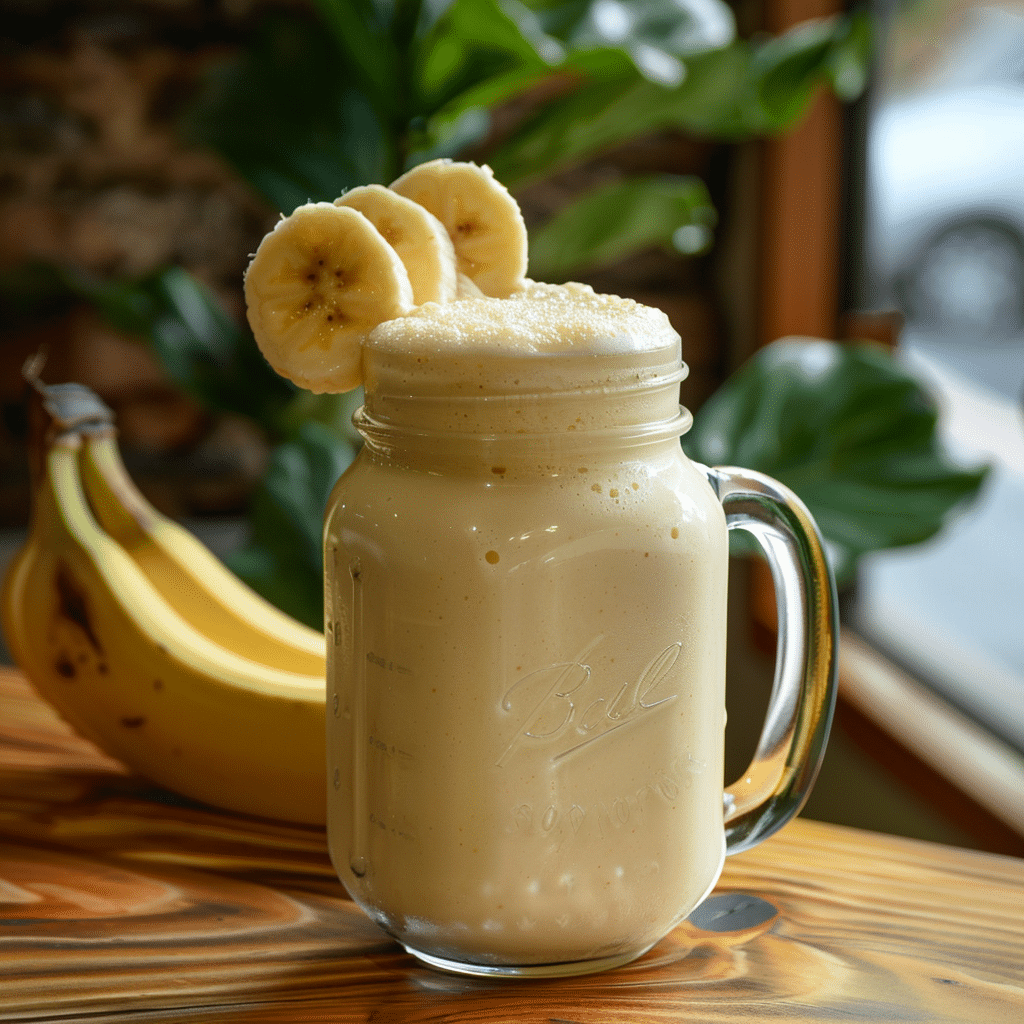 Creamy Banana Milkshake: Smooth Comfort Drink Recipe - Recipe Image