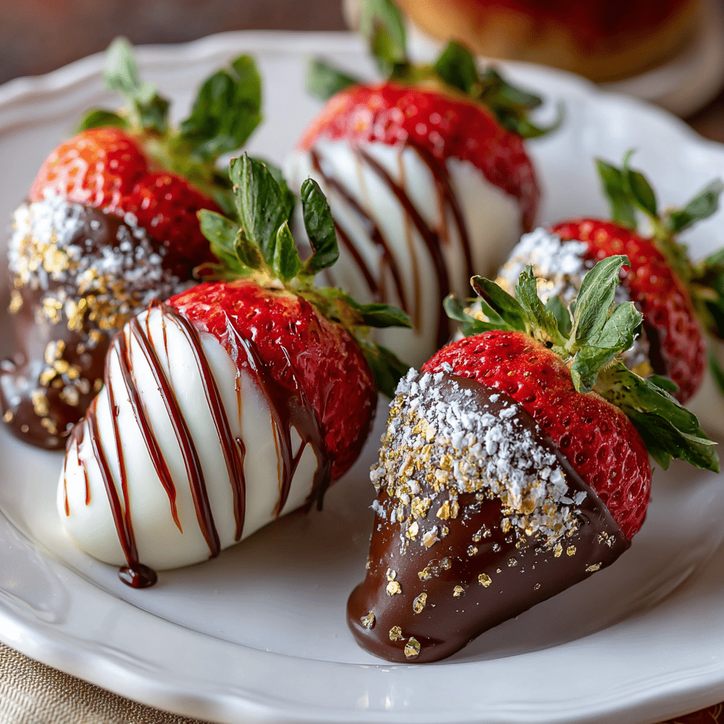 Chocolate Dipped Cheesecake Strawberries 🍓 Recipe