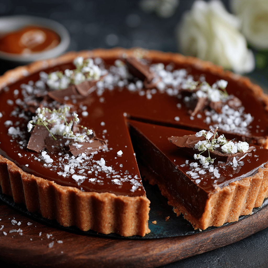 Salted Caramel Chocolate Tart Recipe