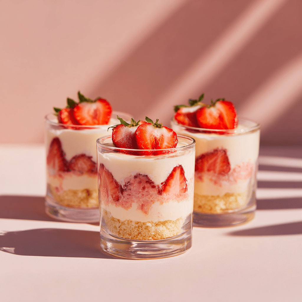 Strawberry Cheesecake Cups Recipe