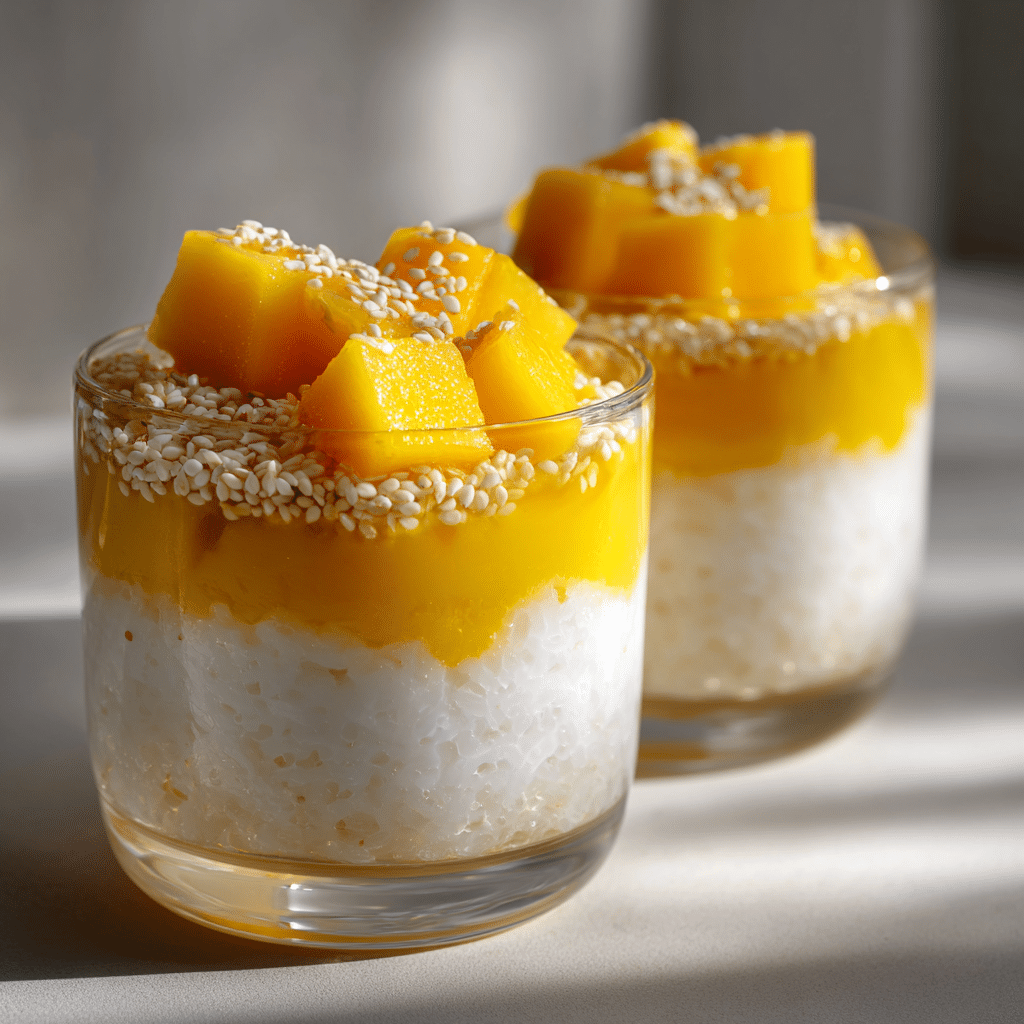 Mango Sticky Rice Parfait Recipe
