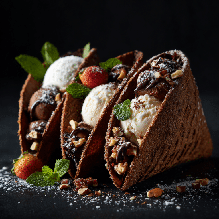Chocolate Taco Dessert Recipe