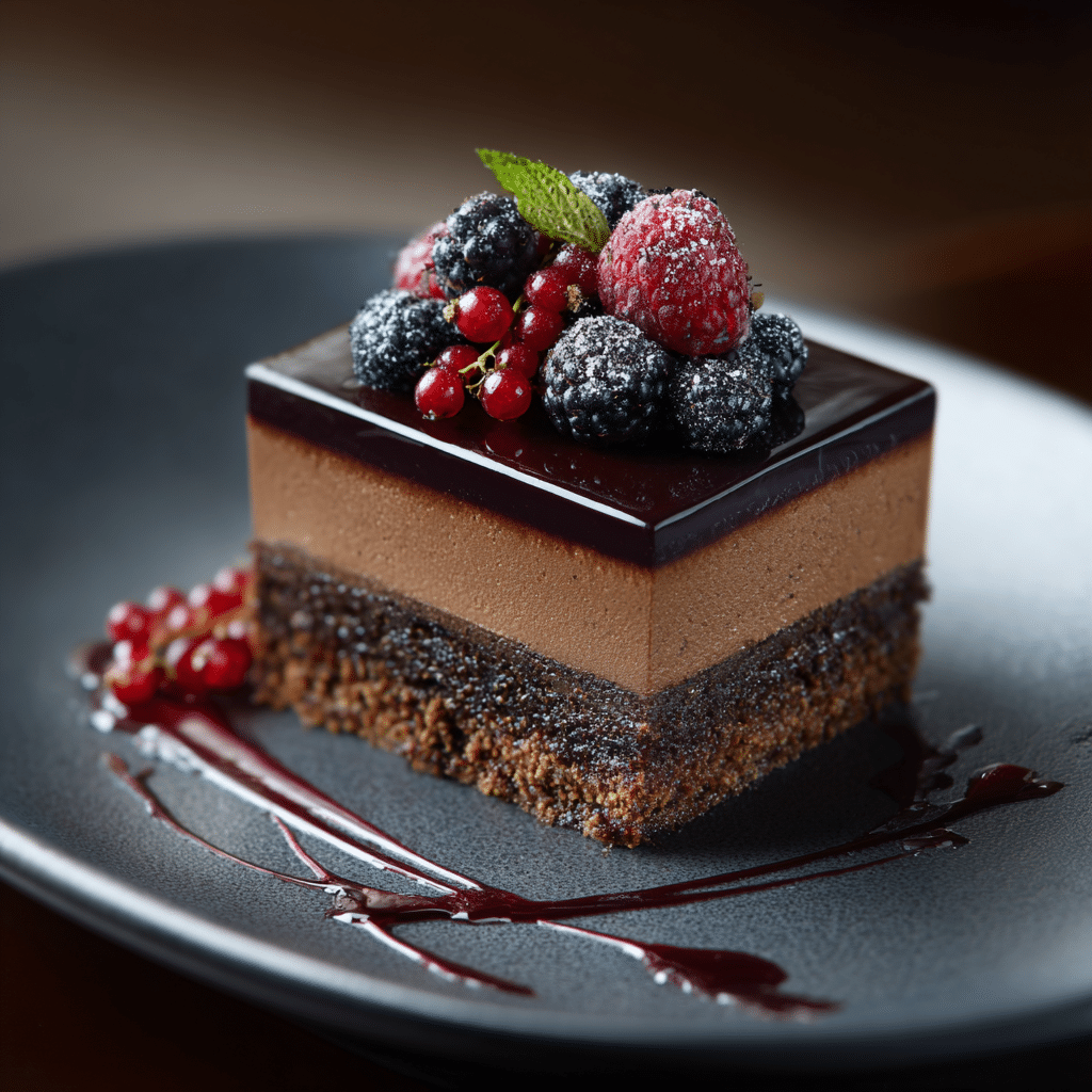 Mocha Malbec Torte: A Rich Fusion of Chocolate and Wine Recipe - Recipe Image