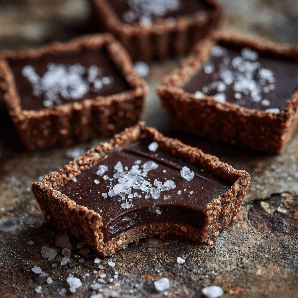 Decadent Chocolate Rye Tartlets Recipe - Recipe Image