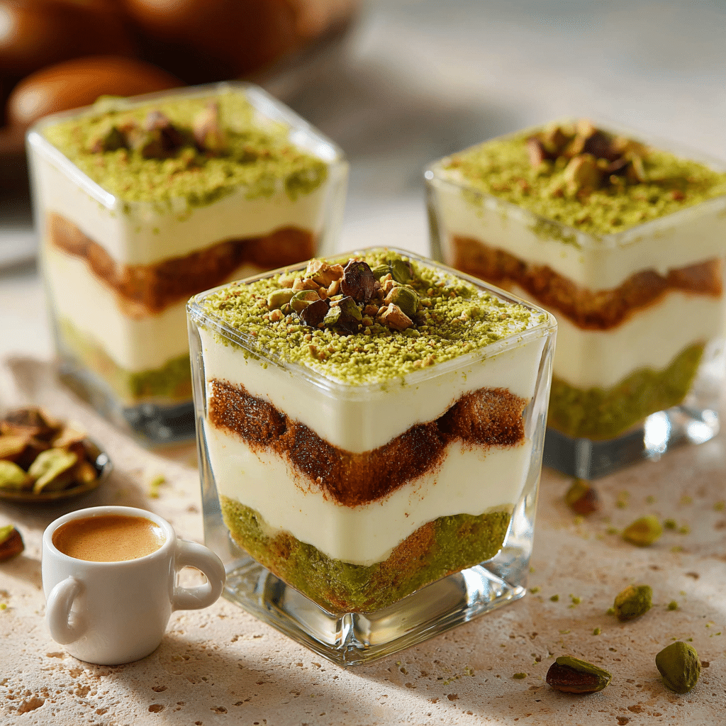 Pistachio Tiramisu Cups Recipe - Recipe Image