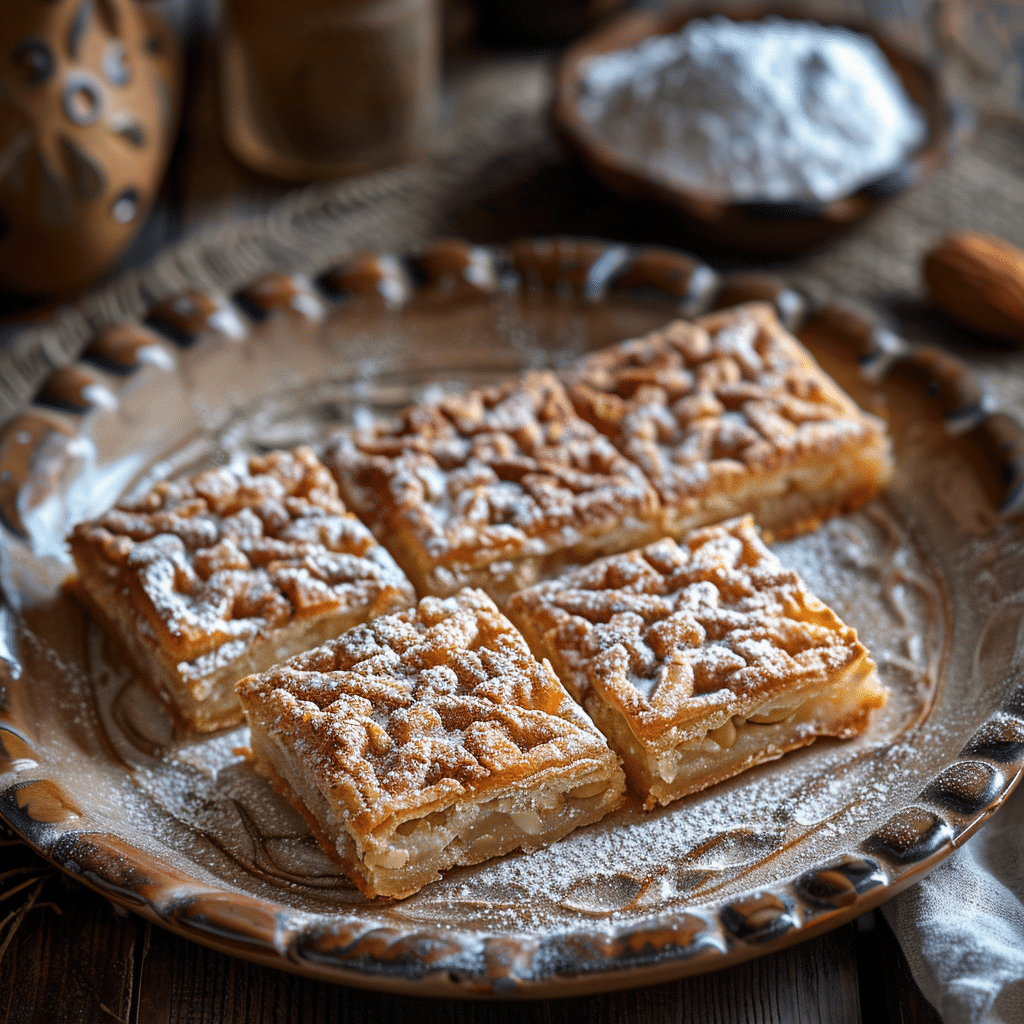 Easy Homemade Dziriat (Algerian Almond Tarts) Recipe - Recipe Image
