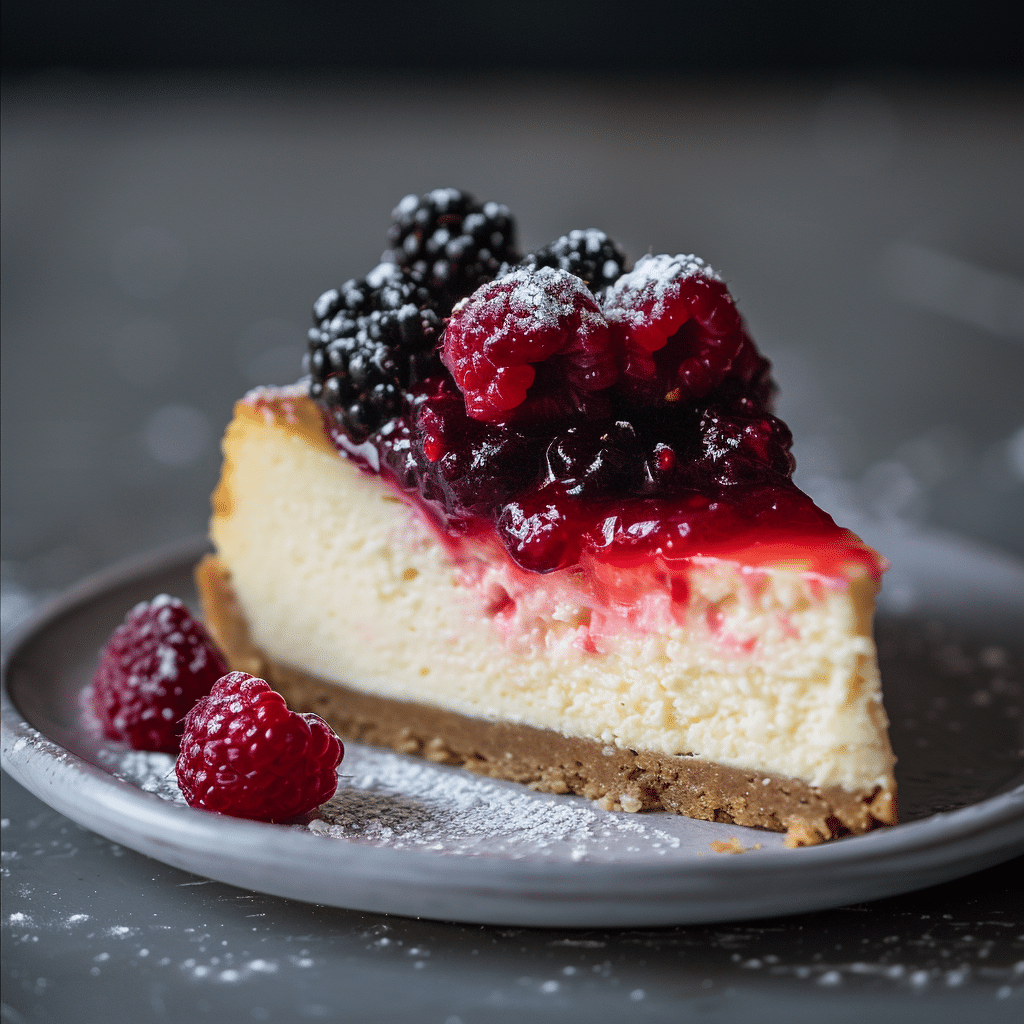 Easy Homemade New York cheesecake Recipe - Recipe Image