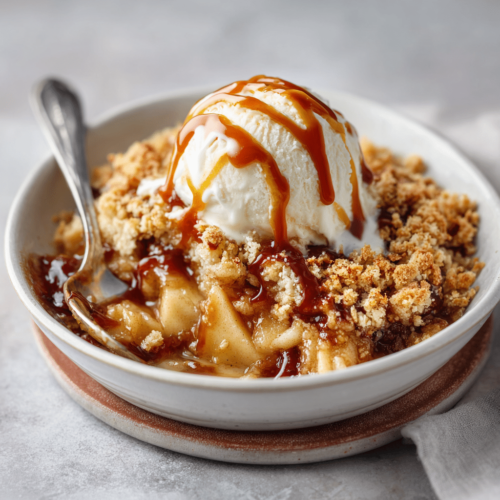 Caramel Apple Crumble Recipe - Recipe Image