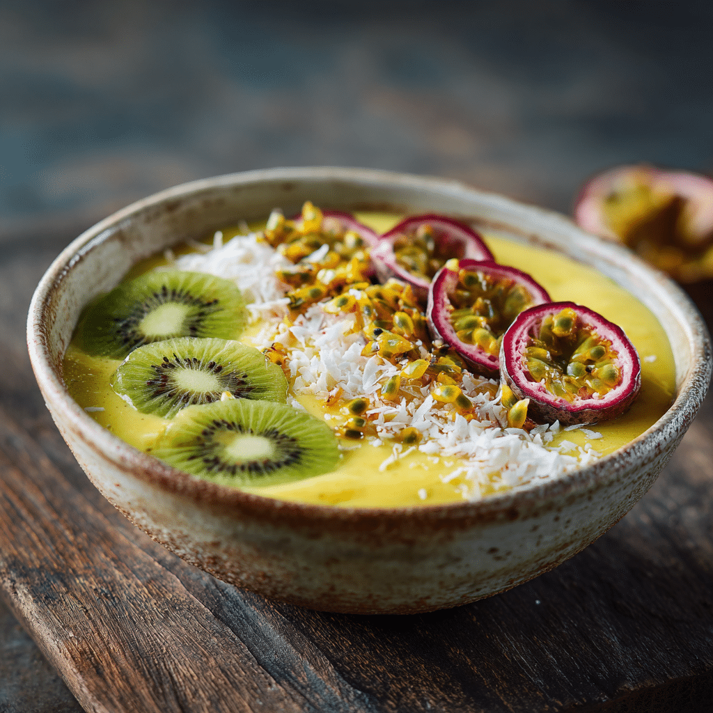 Tropical Fruit Smoothie Bowl Recipe - Recipe Image