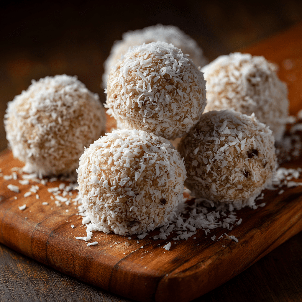 Coconut Date Energy Balls Recipe - Recipe Image