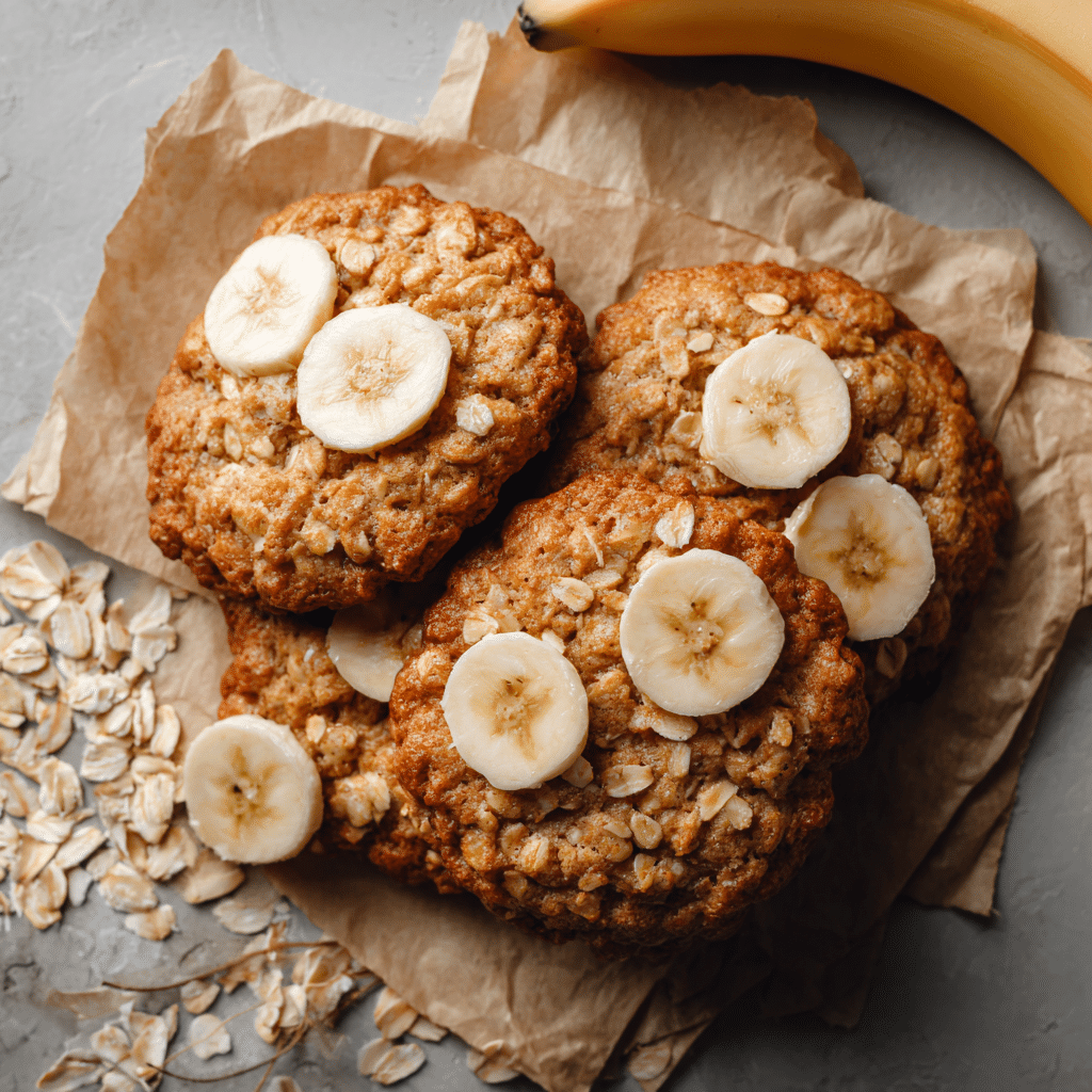 Banana Oat Cookies Recipe - Recipe Image
