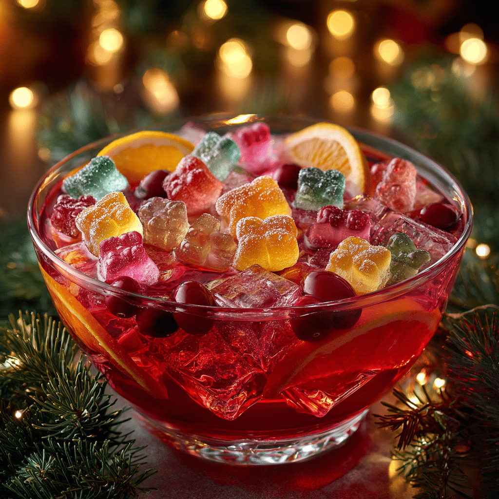Gumdrop Christmas Punch: Festive Flavor in Every Sip Recipe - Recipe Image