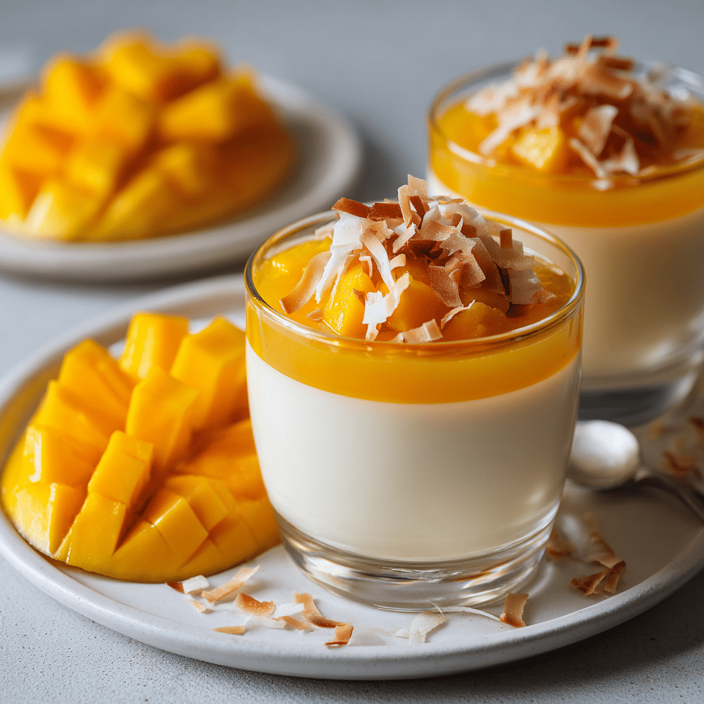Mango Coconut Dessert Cups Recipe - Recipe Image