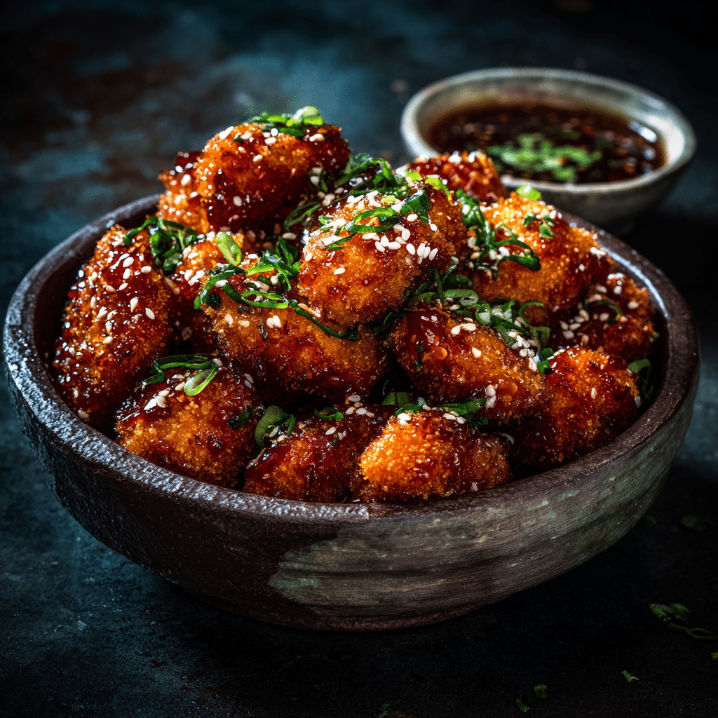 Spicy Honey Chicken Bites Recipe - Recipe Image