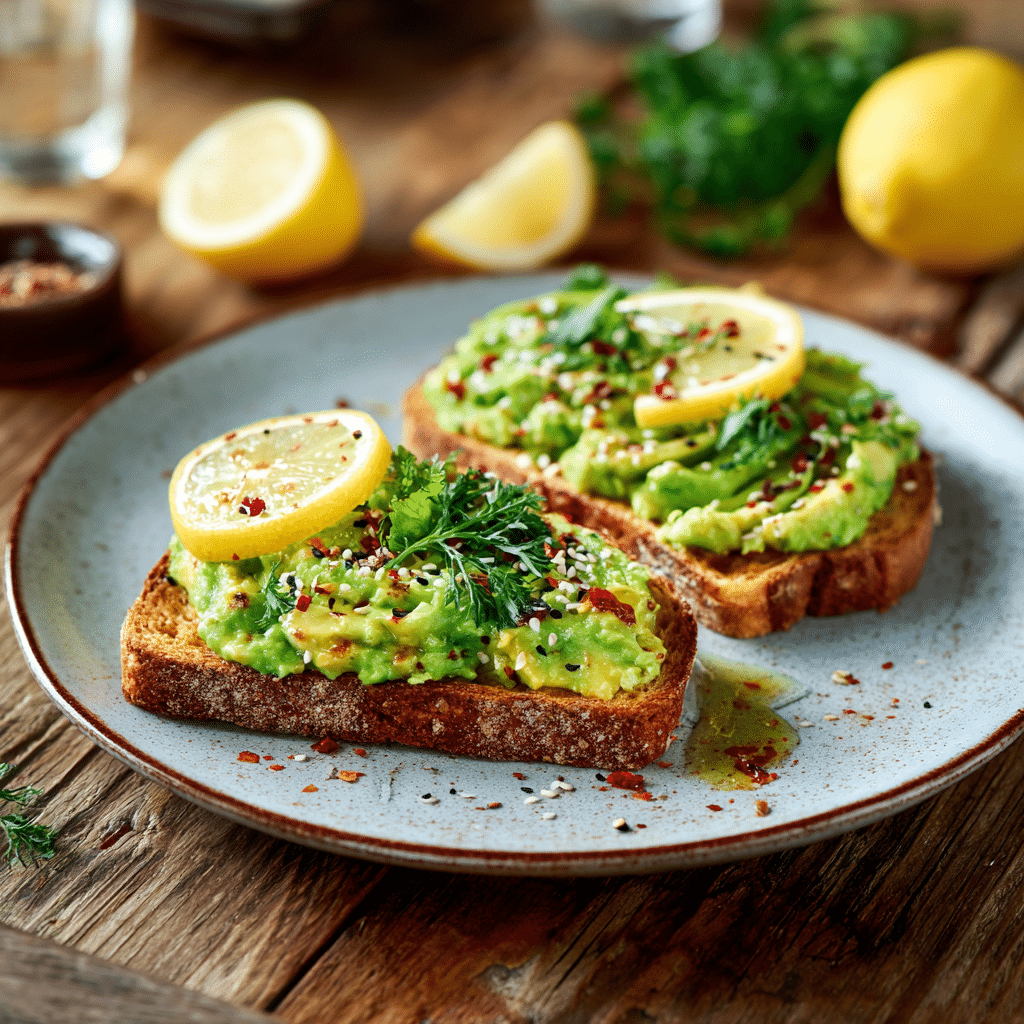 Creamy Avocado Toast Recipe - Recipe Image