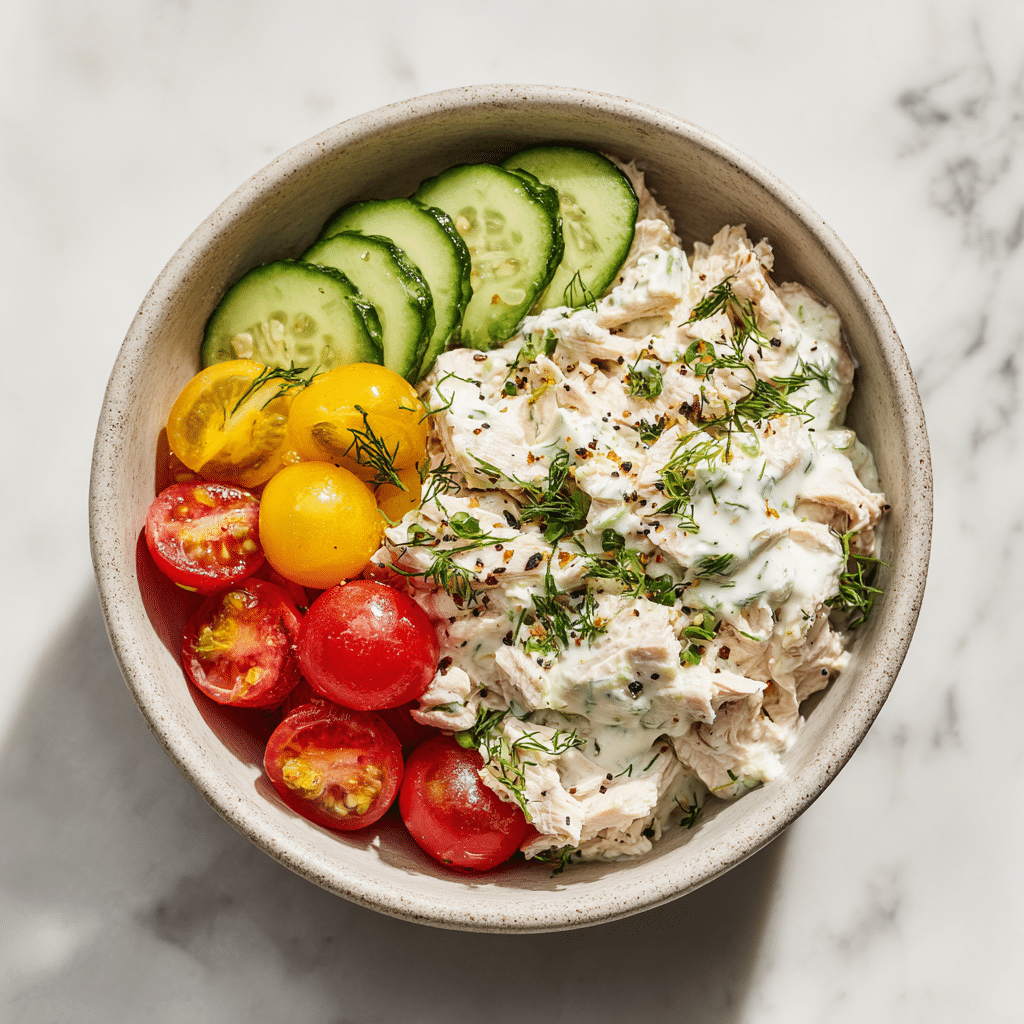 Creamy Tuna Snack Bowl Recipe