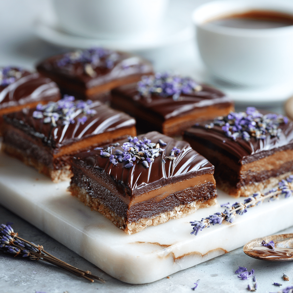 Lavender Hot Cocoa Pastry Bars: A Luxurious Treat Recipe - Recipe Image