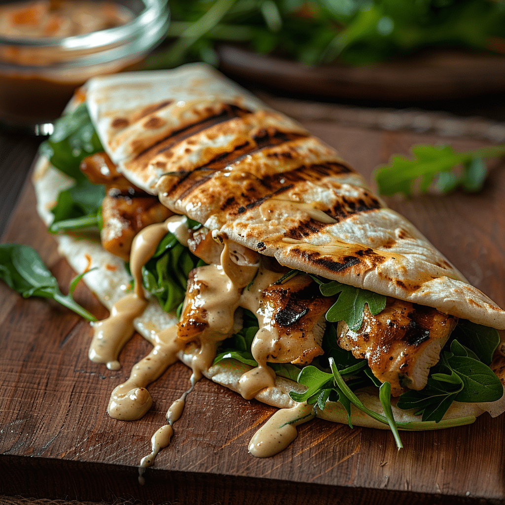 Honey Mustard Chicken Wrap Recipe - Recipe Image