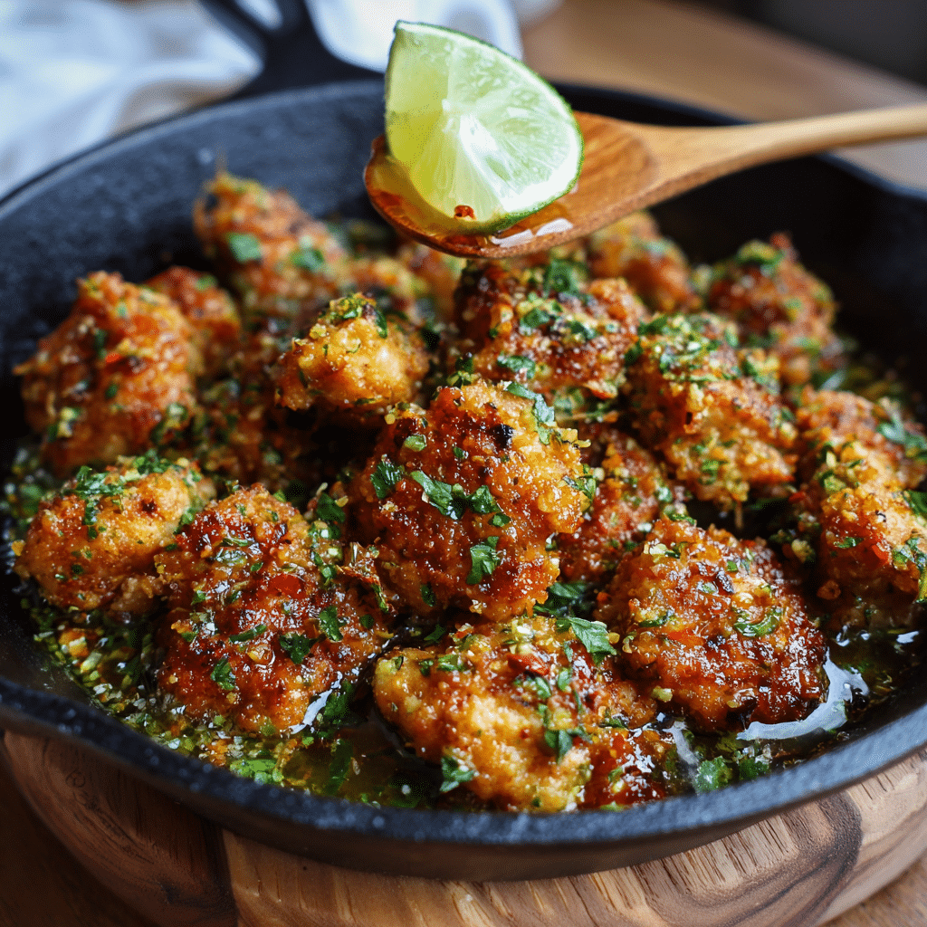 Garlic Butter Chicken Bites Recipe - Recipe Image