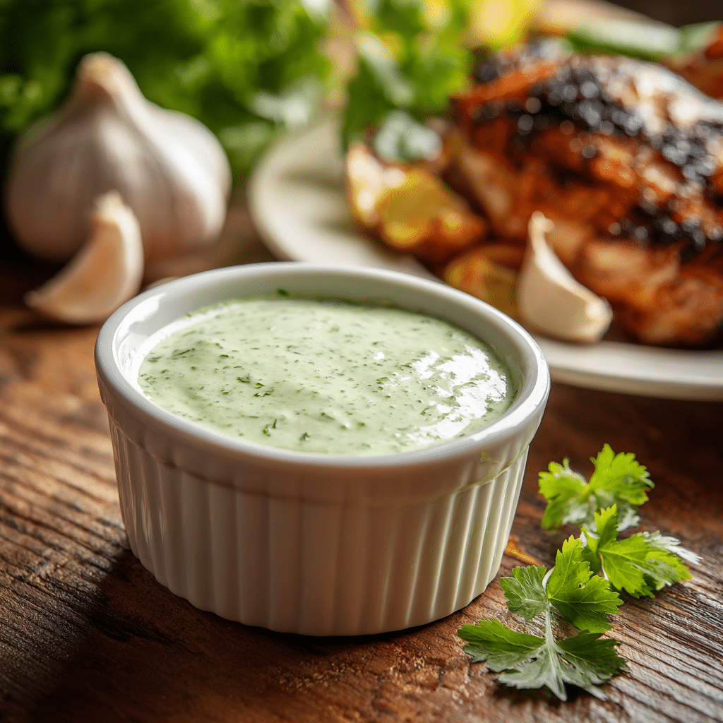 Creamy Cilantro Garlic Sauce that Elevates Every Meal Recipe - Recipe Image