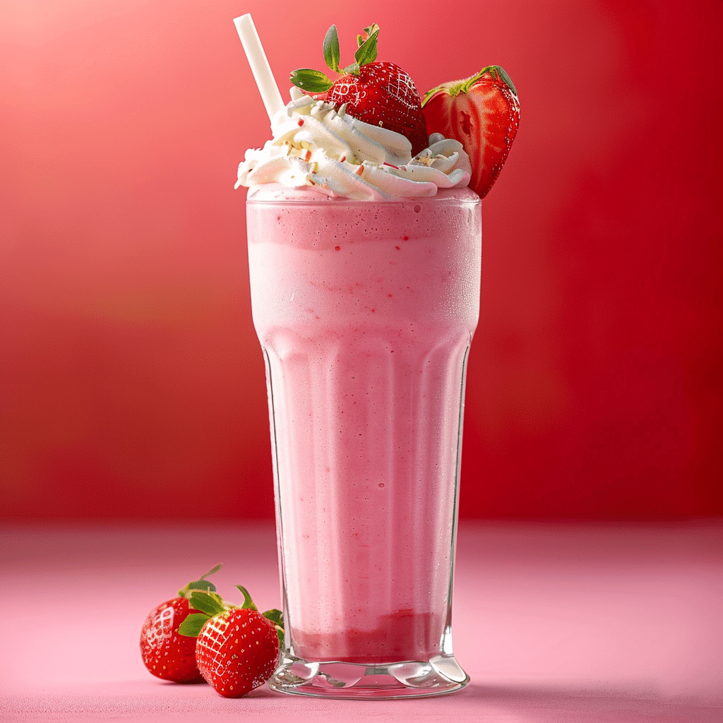 Strawberry Milkshake Recipe - Recipe Image
