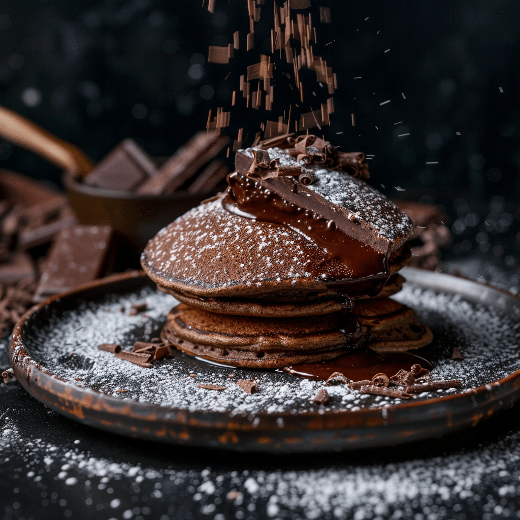 Chocolate Lava Pancakes Recipe - Recipe Image