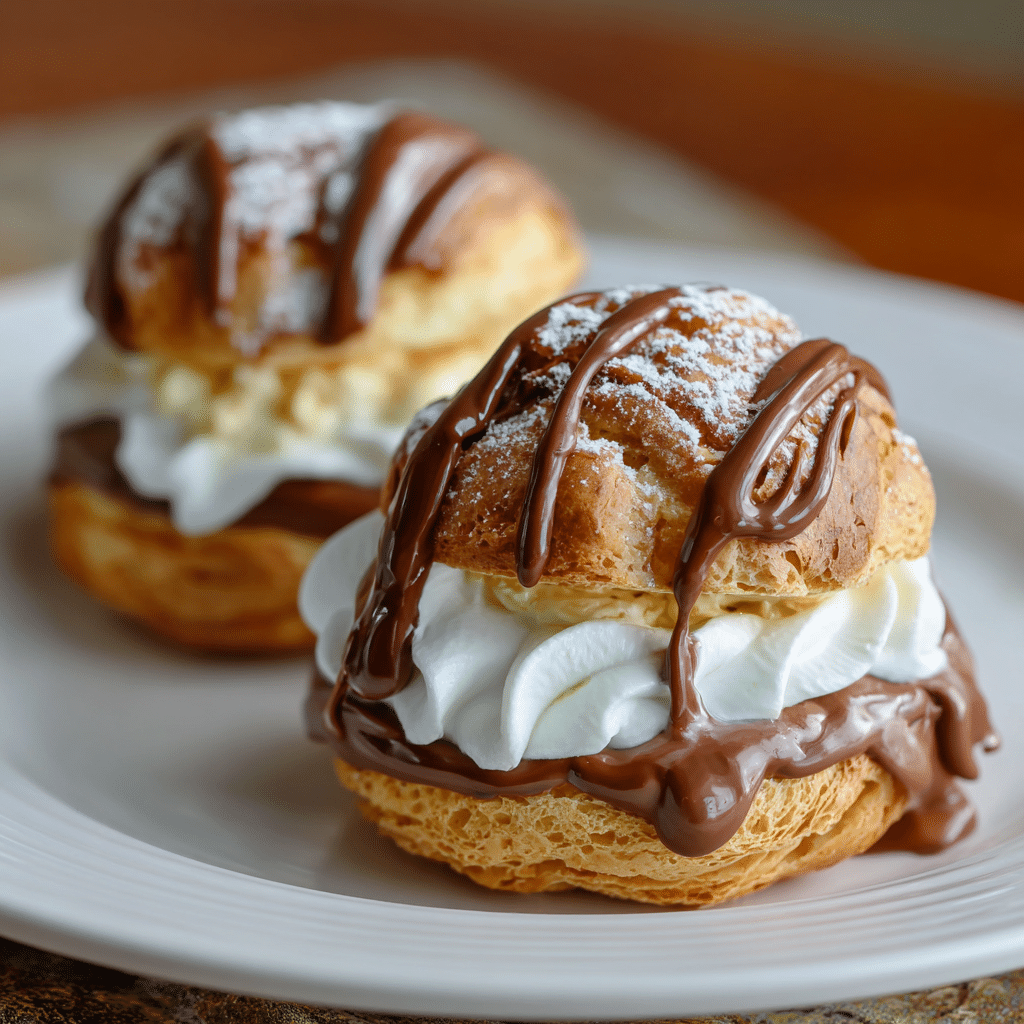 Nutella Cream Puffs Recipe - Recipe Image