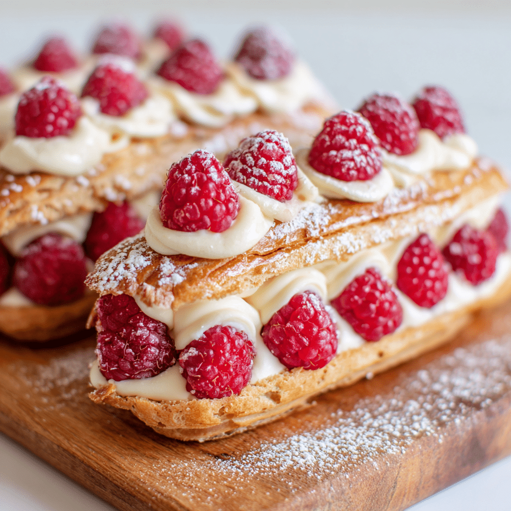 White Chocolate Raspberry Éclairs Recipe - Recipe Image