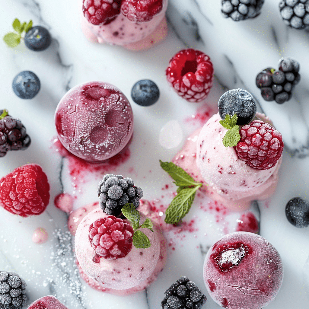 Frozen Yogurt Berry Bites Recipe - Recipe Image