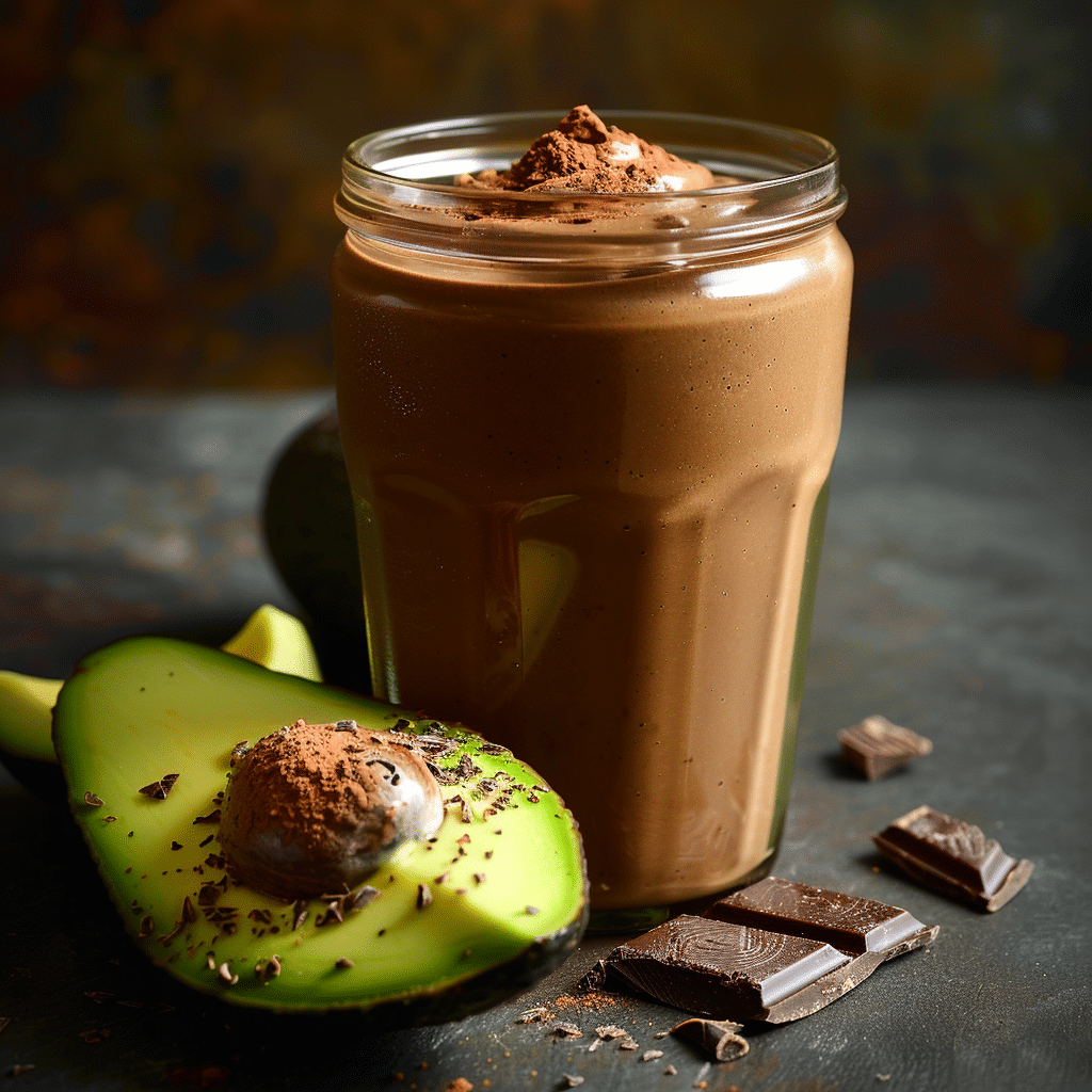 Avocado Chocolate Smoothie Recipe - Recipe Image