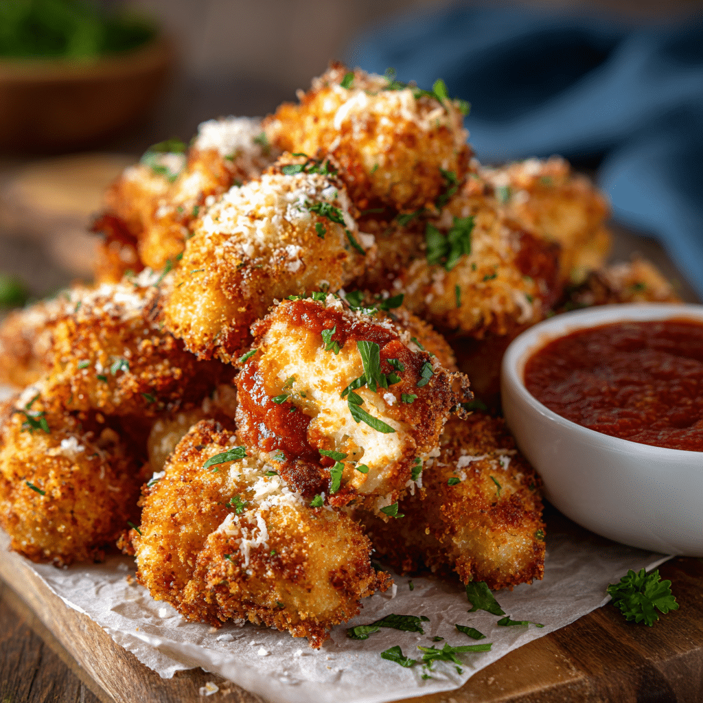 Crispy Chicken Parmesan Bites Recipe - Recipe Image