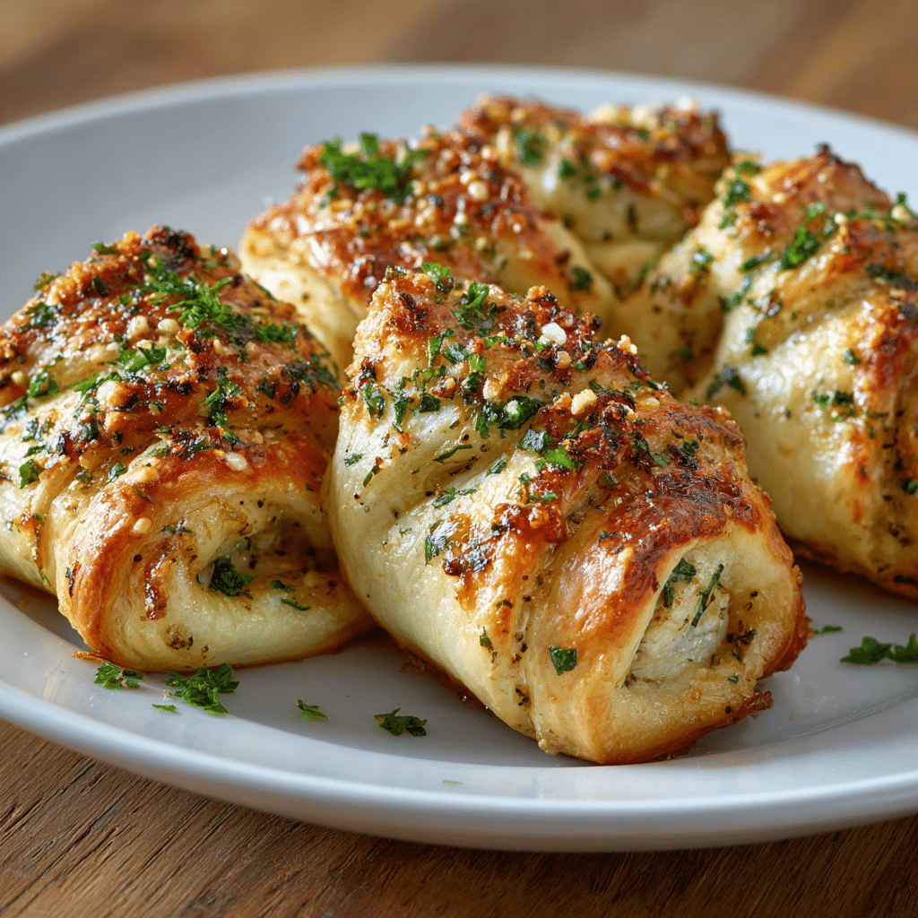 Garlic Butter Chicken Rolls Recipe