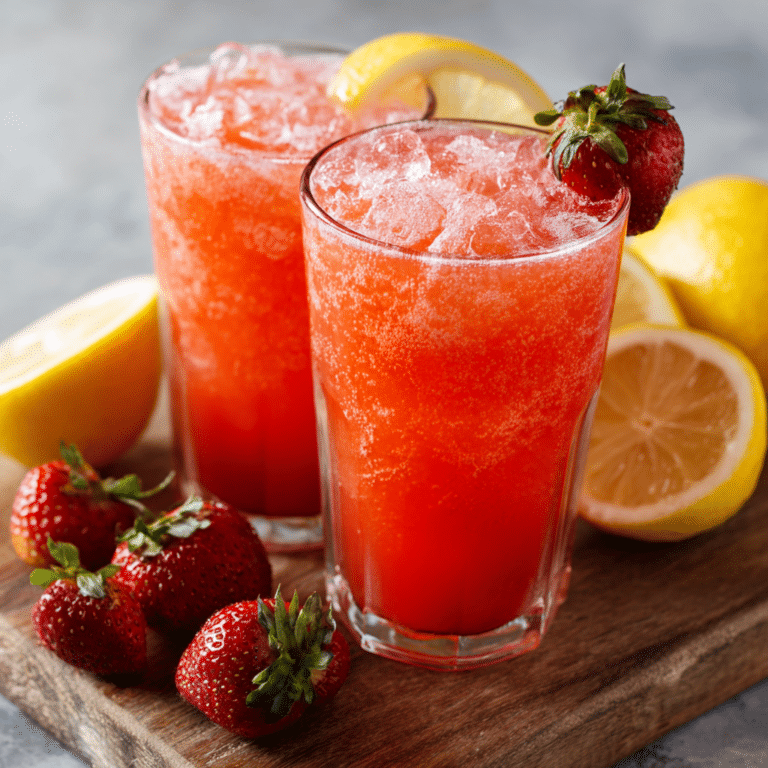 Strawberry Lemonade Refresher: Sweet & Zesty Boost Recipe