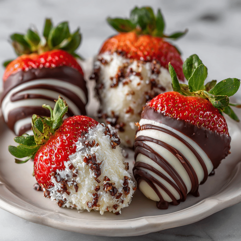 Chocolate Dipped Cheesecake Strawberries 🍓 Recipe - Recipe Image