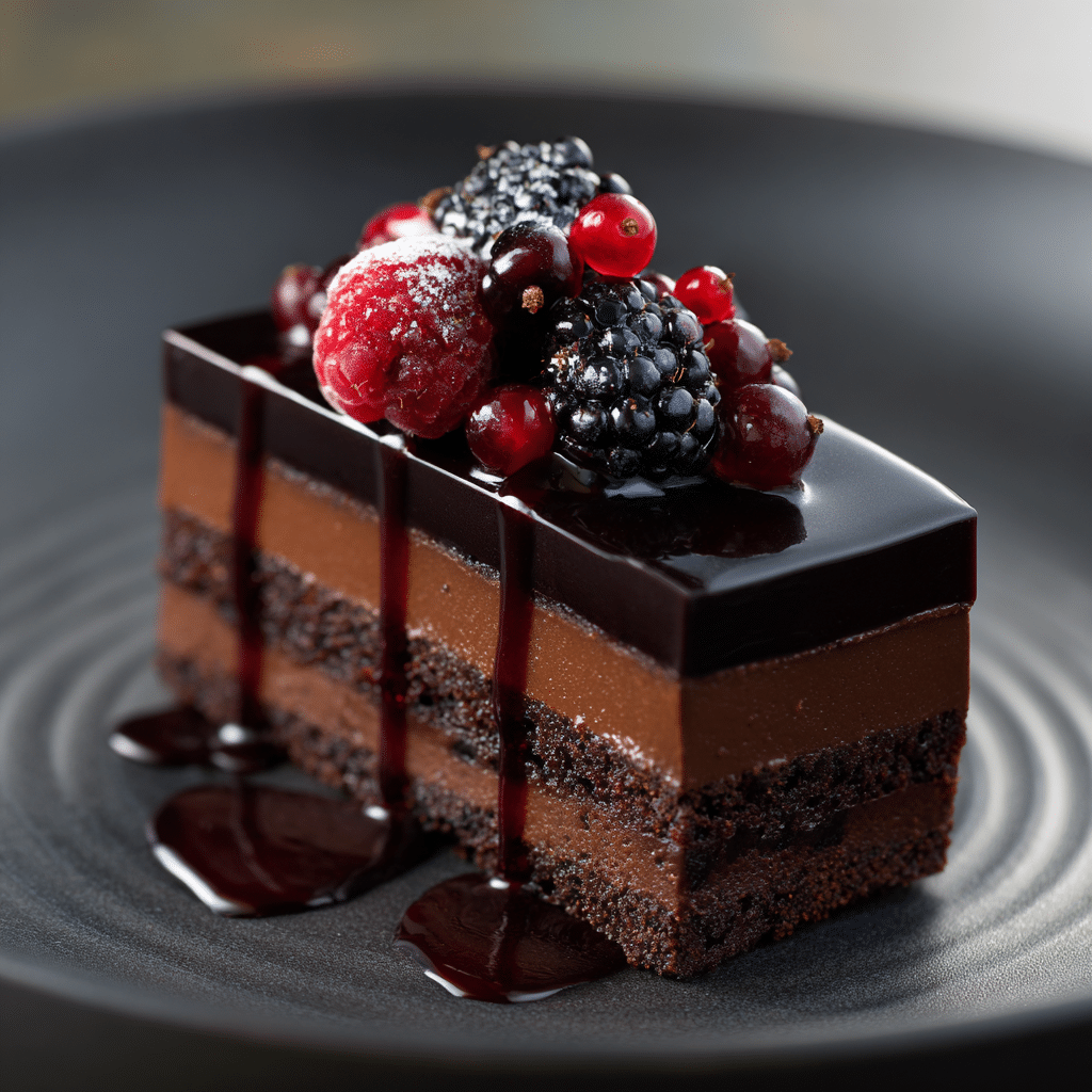 Mocha Malbec Torte: A Rich Fusion of Chocolate and Wine Recipe - Recipe Image