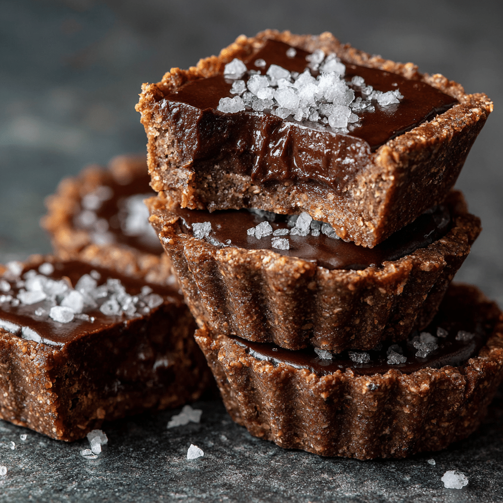 Decadent Chocolate Rye Tartlets Recipe - Recipe Image
