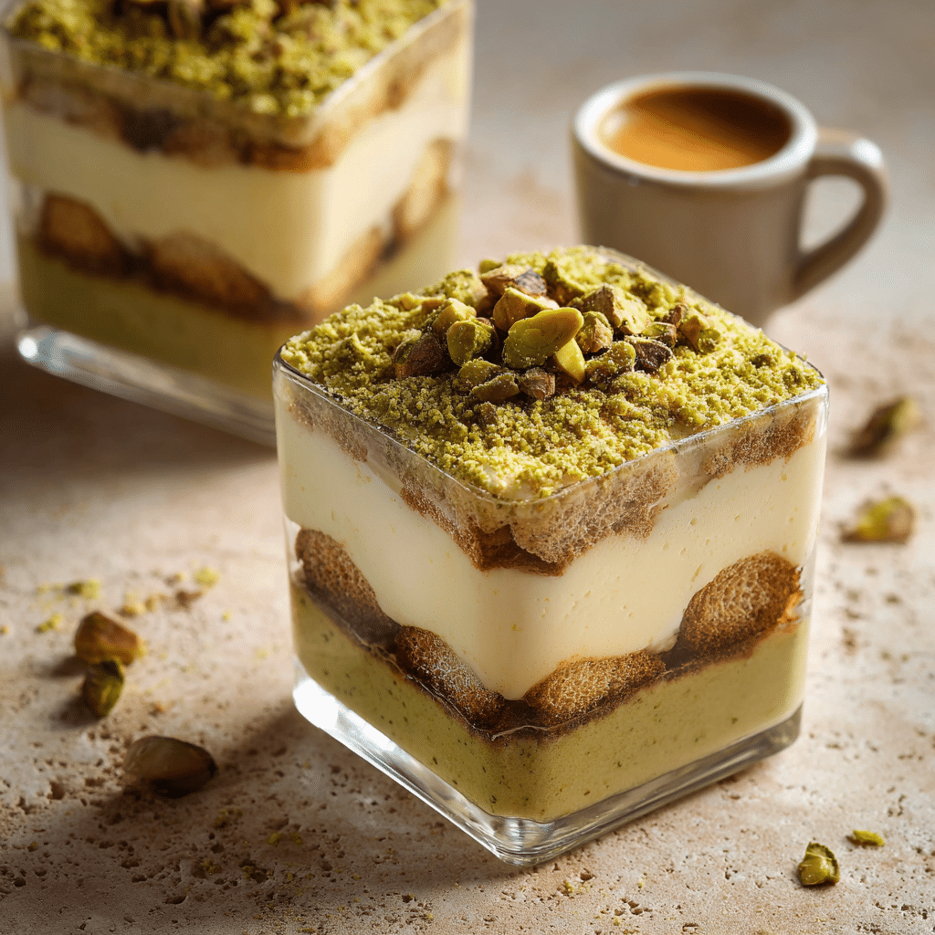 Pistachio Tiramisu Cups Recipe - Recipe Image