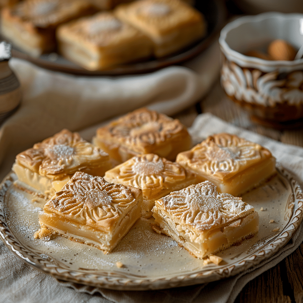 Easy Homemade Dziriat (Algerian Almond Tarts) Recipe - Recipe Image